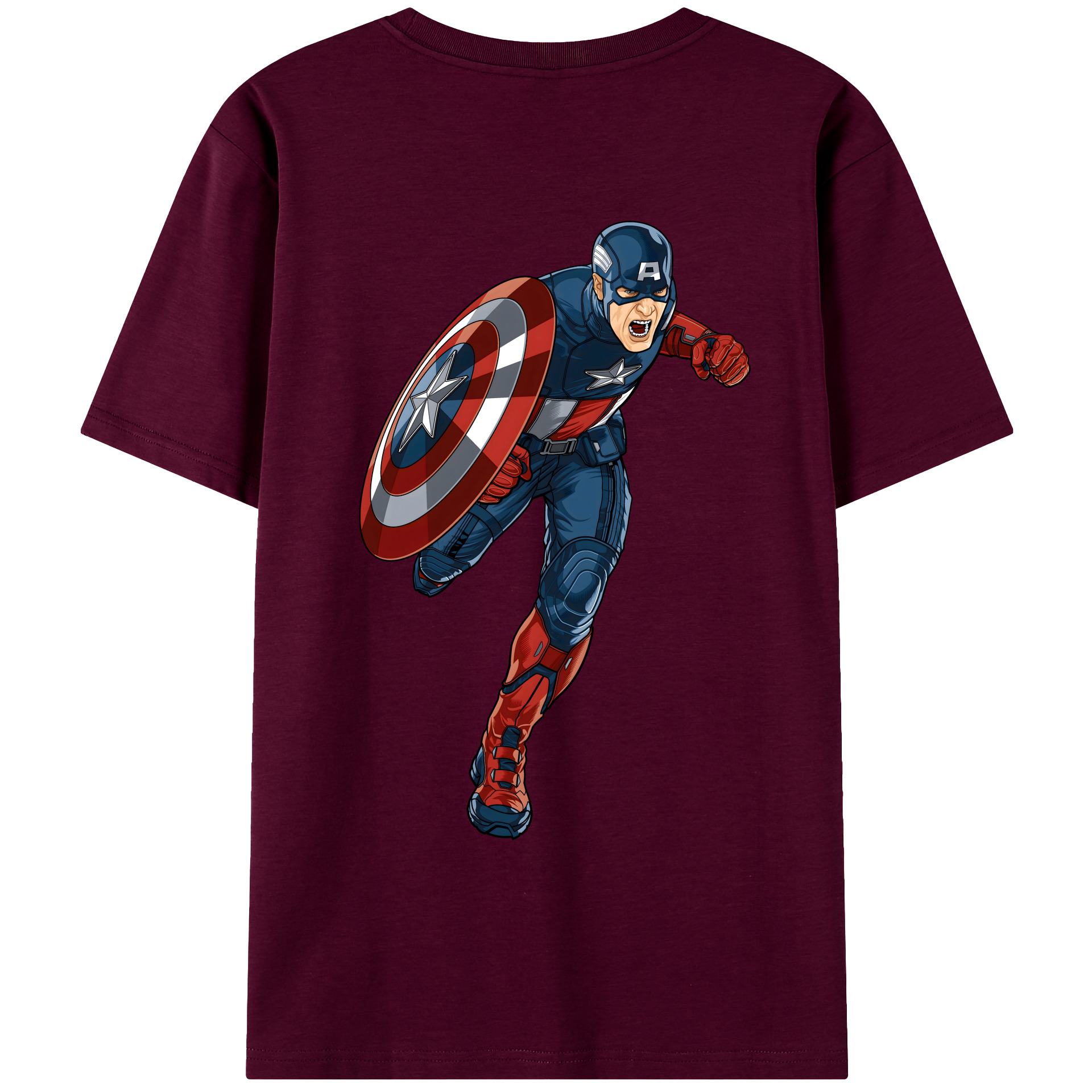 （画像用） アベンジャーズ The Avengers レディース半袖Tシャツ(バックプリント)